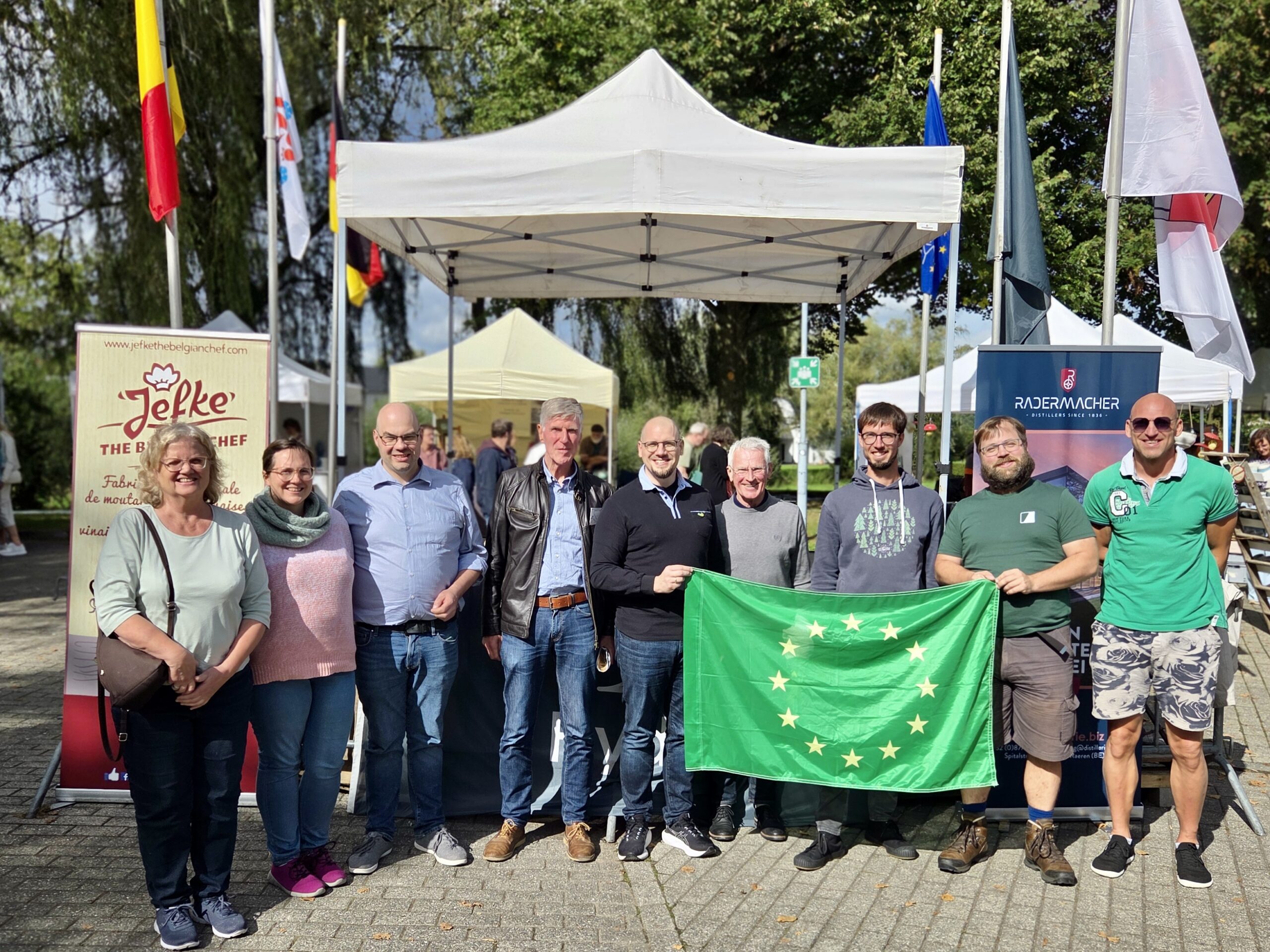 Europa konkret: Grüne besuchen Partnerstadt in Belgien